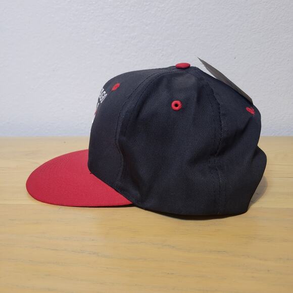 Vintage 90’s Chicago Bulls SnapBack Hat Logo 7 NBA Retro Embroidered Fast Ship - Picture 9 of 13
